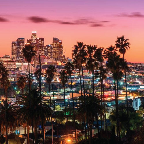  Los Angeles City skyline
